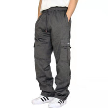 Cargar imagen en el visor de la galería, Pantalones deportivos para hombre con cintura elástica
