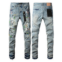 Lade das Bild in den Galerie-Viewer, High Street Jeans Black Slim Fit Stretch Skinny Men
