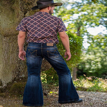 Lade das Bild in den Galerie-Viewer, Cowboy Bell-bottom Punk Style Denim

