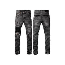 Lade das Bild in den Galerie-Viewer, High Street Jeans Black Slim Fit Stretch Skinny Men
