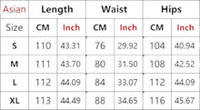 Load image into Gallery viewer, SHADOW FASHION CLOTHING size chart for men's denim trousers showing length, waist, and hip measurements in cm and inches

